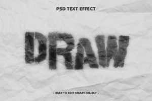 Pencil Sketch Text Effect