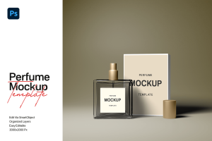 Perfume Mockup Template