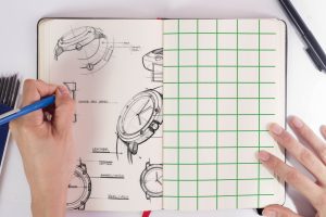 Person Sketch Book Mock Up