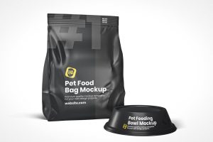 Pet Food Packaging Mockup