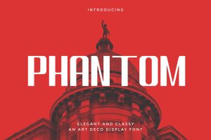 Phantom – Art Deco Display Typeface