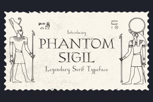 Phantom Sigil – Ancient Serif Typeface