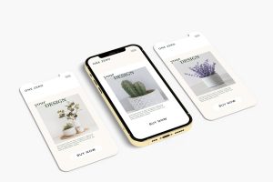 Phone 12 screen App mockup