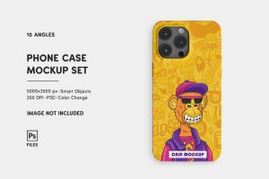 Phone Case Mockup Set