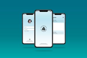 Phone Logo & UI Design Mockup