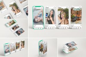 Phone Screen / UI / Instagram Mockup