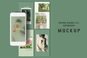 Phone Screen / UI / Instagram Mockup