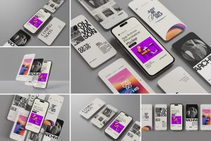 Phone Screen Presentation Mockup