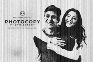 Photocopy Photo Effect