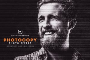 Photocopy Photo Effect
