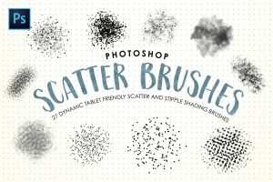 Photoshop Scatter & Stipple Brushes