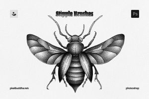 Photoshop Stipple Brushes