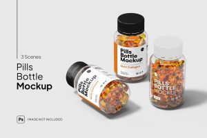 Pill Bottle Mockup