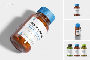 Pill Bottle Mockup