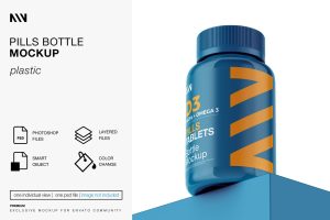 Pills Bottle Mockup