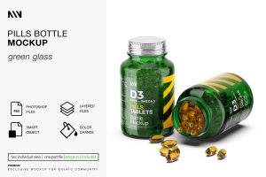 Pills Bottle Mockup