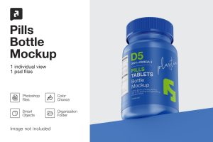 Pills Bottle Mockup
