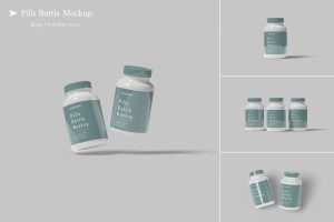 Pills Bottle Mockup