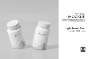 Pills Bottle Mockup