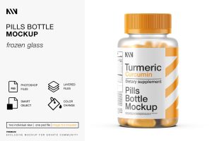 Pills Bottle Mockup