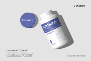 Pills Bottle Mockup