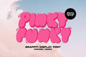 Pinky Funky – Graffiti Display Font