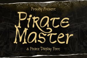 Pirate Master – A Pirate Display Font