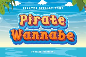Pirate Wannabe – Display Font
