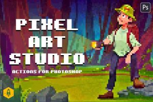 Pixel Art Studio – Pixel Art Effect Action