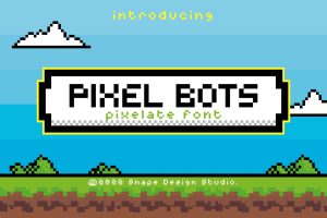 Pixel Bots – Pixel Font