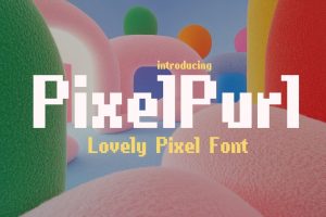 Pixel Purl – Lovely 8Bit Pixel Font