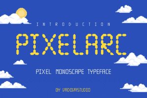 Pixelarc Monoscape Pixel Font