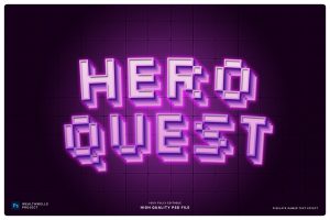 Pixelate Gamer Text Effect