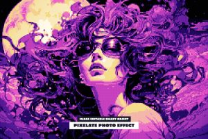 Pixelate Photo Effect