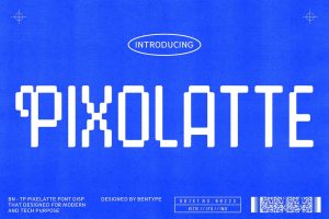 Pixolatte – Pixel Font Display