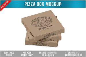Pizza Box Mockup
