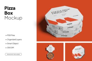 Pizza Box Mockup