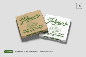 Pizza Box Mockup