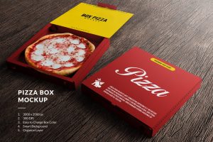 Pizza Box Mockup