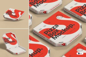 Pizza Box Mockup