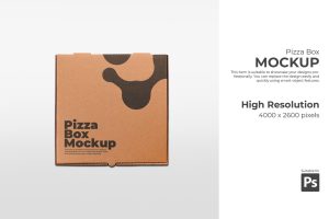 Pizza Box Mockup
