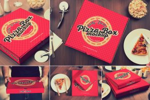 Pizza Box Mockups