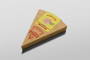 Pizza Slice Box Mockup