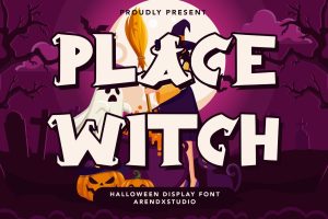 Place Witch – Halloween Display Font