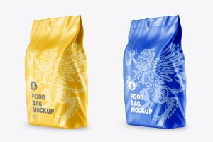 Plastic  Food  Bag Mockup