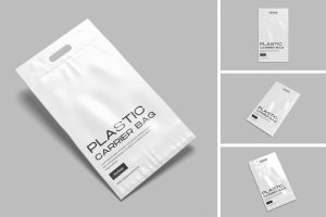 Plastic Carrier Bag Mockup
