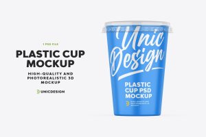 Plastic Cup Mockup
