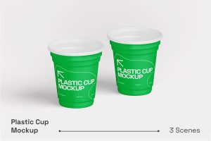 Plastic Cup Mockup
