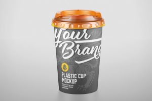 Plastic Cup Mockup