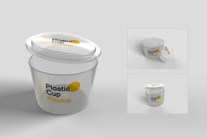 Plastic Cup Mockup